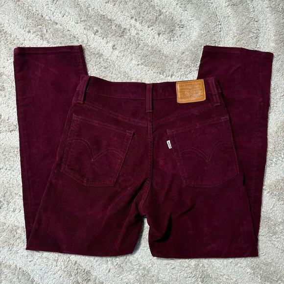 Levi's Wedgie Straight Corduroy Pants - Picture 2 of 5